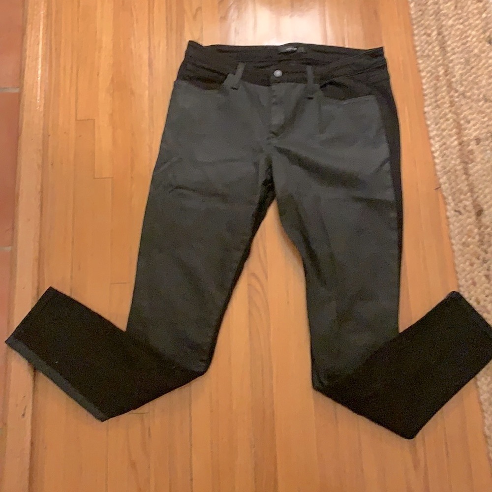 Joe’s Jeans Black Straight Leg Coated Front Jeans